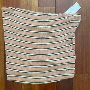 American Eagle Striped Tube Top